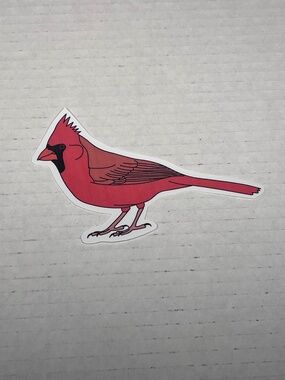 Cardinal Vinyl Cut Sticker